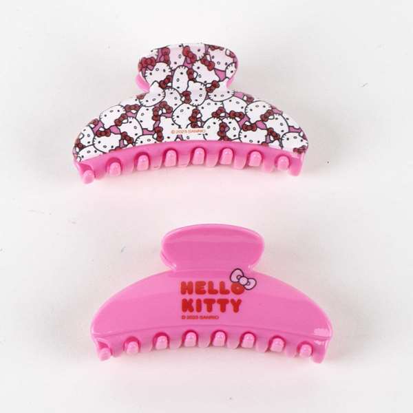 Cerdá Accessoires pour Cheveux Clips Hello Kitty - Clips à Cheveux Décoratifs - Rose - À Partir de 3 Ans