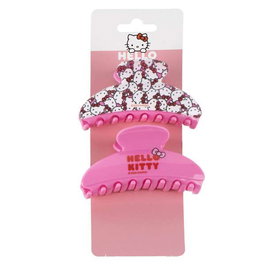 Cerdá Accessoires pour Cheveux Clips Hello Kitty - Clips à Cheveux Décoratifs - Rose - À Partir de 3 Ans