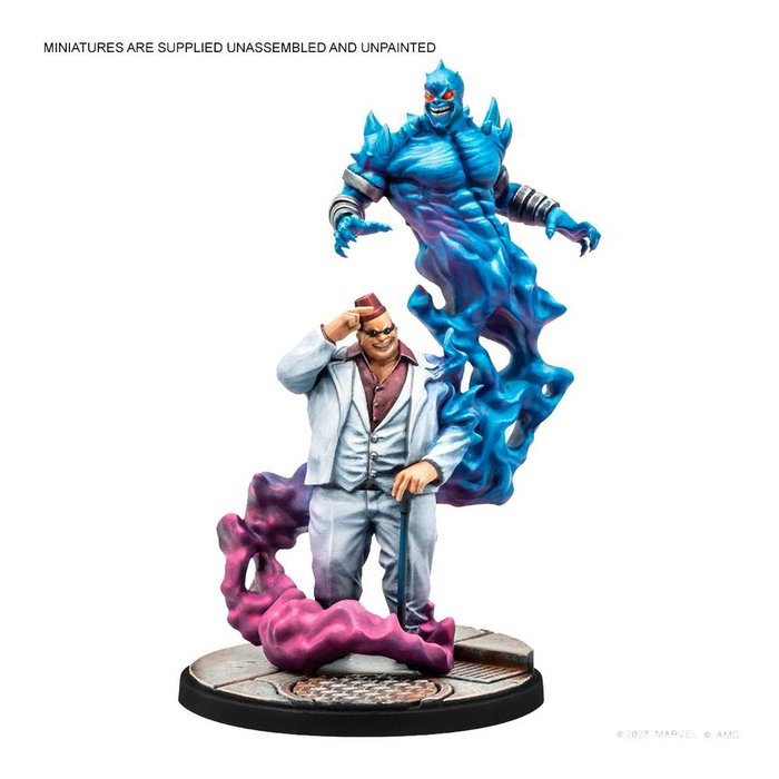 Asmodee CP151 Marvel Crisis Protocol Extension Professor X & Shadow King Jeu de Figurines 14+