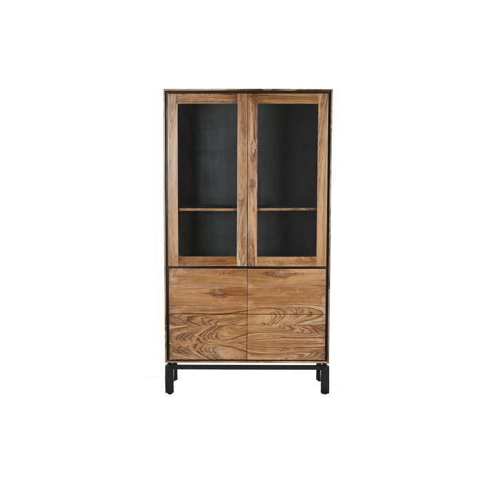 Présentoir Home ESPRIT Marron Noir Teck Acacia 100 x 40 x 185 cm