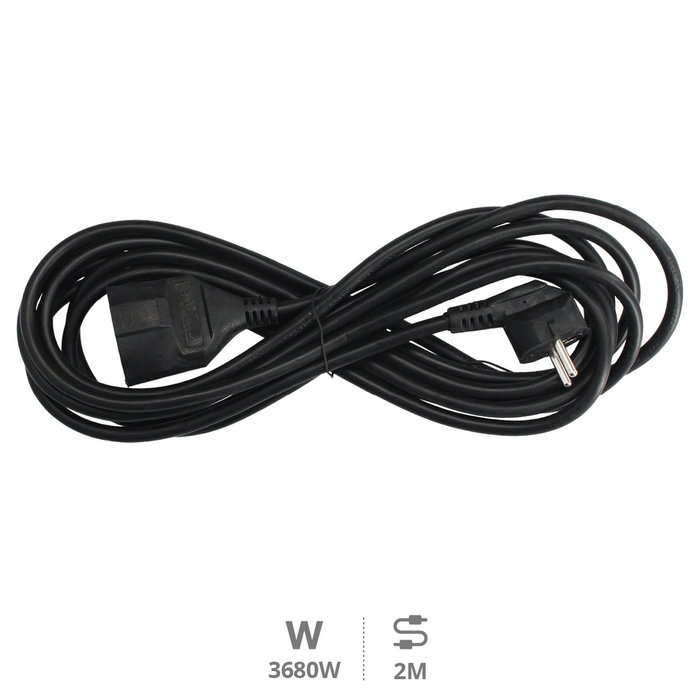 GSC Evolution Rallonge électrique Sucko noire 3x1.5mm 2M GSC Evolution Rallonge électrique Sucko noire 3x1.5mm 2M