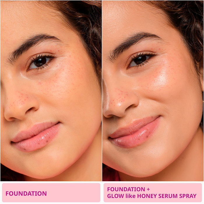 Essence Sérum visage spray GLOW LIKE HONEY 50 ml - Brume éclat immédiat, hydratation et parfum de miel, soin végan inspiré de la Corée Essence Sérum visage spray GLOW LIKE HONEY 50 ml - Brume éclat immédiat, hydratation et parfum de miel, soin végan inspiré de la Corée