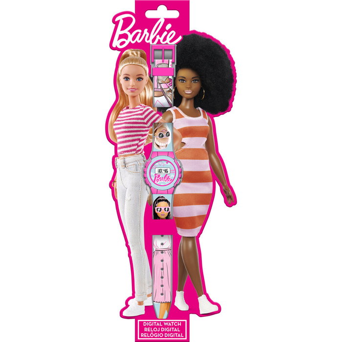 MATTEL - Montre digitale Barbie - Dimensions : 29 x 9,5 cm