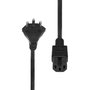 ProXtend Cordon d'alimentation Suisse vers C15 2 m Noir