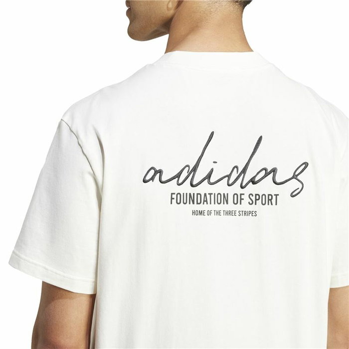 T-shirt à manches courtes homme Adidas Brand Love Blanc