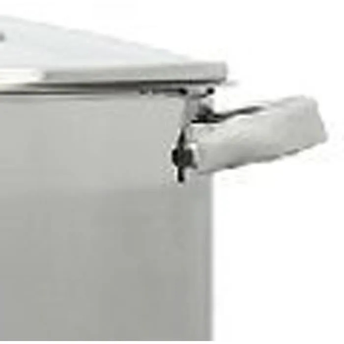 Menastyl Marmite avec couvercle 9 litres acier inoxydable 4615455 - Tous feux dont induction, idéale soupes et plats mijotés