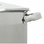 Menastyl Marmite avec couvercle 9L en acier inoxydable