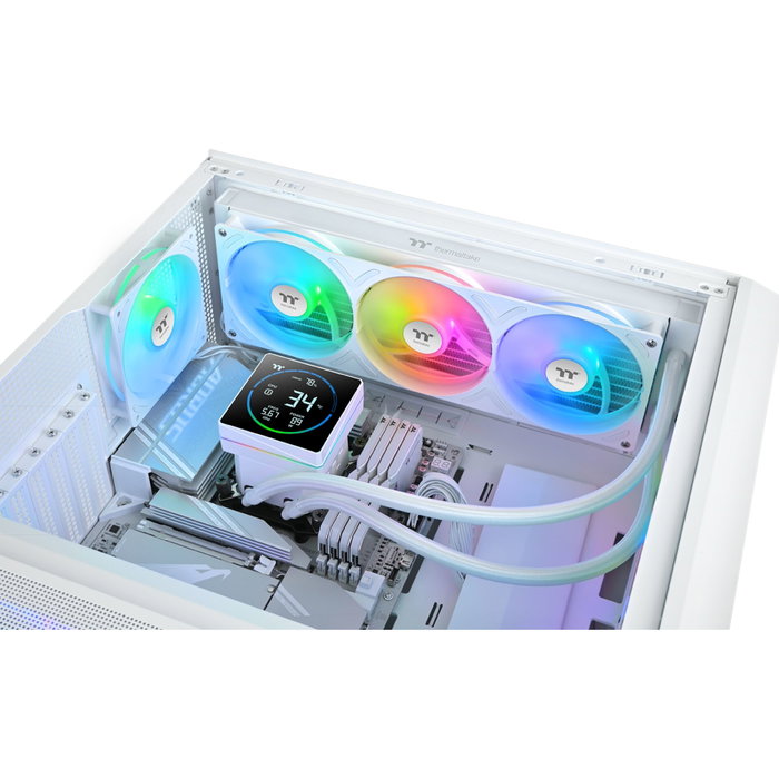Thermaltake TH360-S V3 ARGB Sync AIO Snow Edition Blanc Thermaltake TH360-S V3 ARGB Sync AIO Snow Edition Blanc