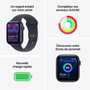 Apple Watch SE 3 GPS - 44mm - Boîtier Aluminium Minuit - Bracelet Sport Band S/M