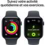 Apple Watch SE 3 GPS - 44mm - Boîtier Aluminium Minuit - Bracelet Sport Band S/M