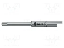 WERA Embout de tournevis Allen HEX 2mm, douille 4mm