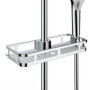 Wenko Panier de douche Libertà en acier inoxydable chromé, 28.5 x 4 x 11.5 cm