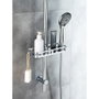 Wenko Panier de douche Libertà en acier inoxydable chromé, 28.5 x 4 x 11.5 cm