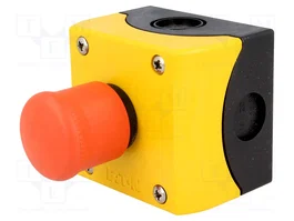EATON ELECTRIC Cassette de pilotage RMQ-Titan, Bouton champignon rouge, NC + NO, IP66