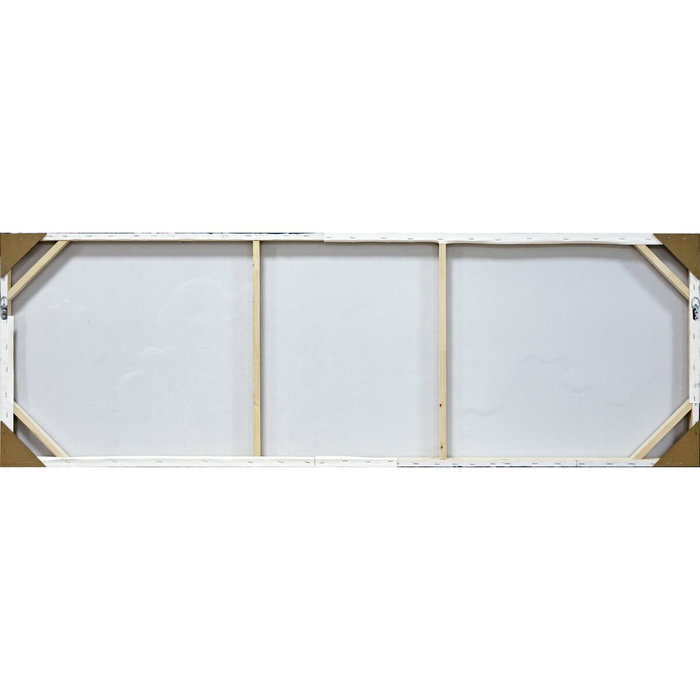 Home ESPRIT Toile Bleu Blanc Moderne 150 X 6 X 50 CM (2 Unités)