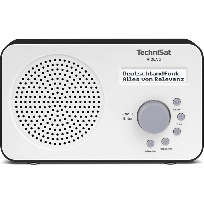 Technisat VIOLA 2 blanc/noir