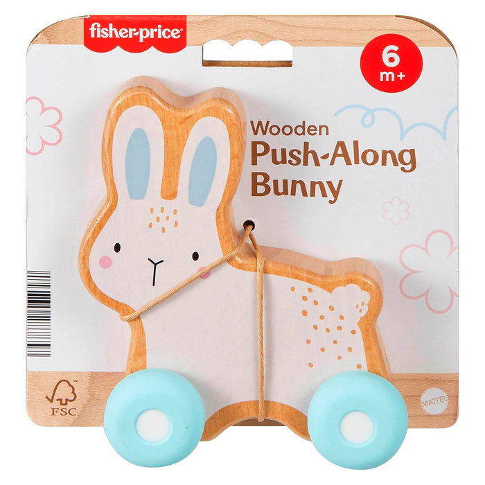 Fisher-Price Lapin à pousser en bois