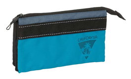 Safta Blackfit8 California - Porte-tout triple recyclé 22x12x3 cm
