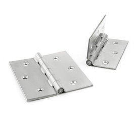 HERRAJES ALK Bisagra Double Feuille Modèle 505 70x60 mm en Acier avec Finition Zincée