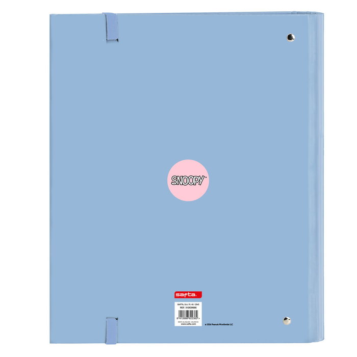 Reliure à anneaux Snoopy 27 x 32 x 3.5 cm