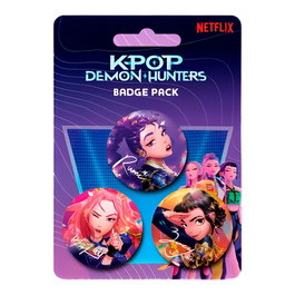 Pyramid International KPop Demon Hunters pack 3 badges 