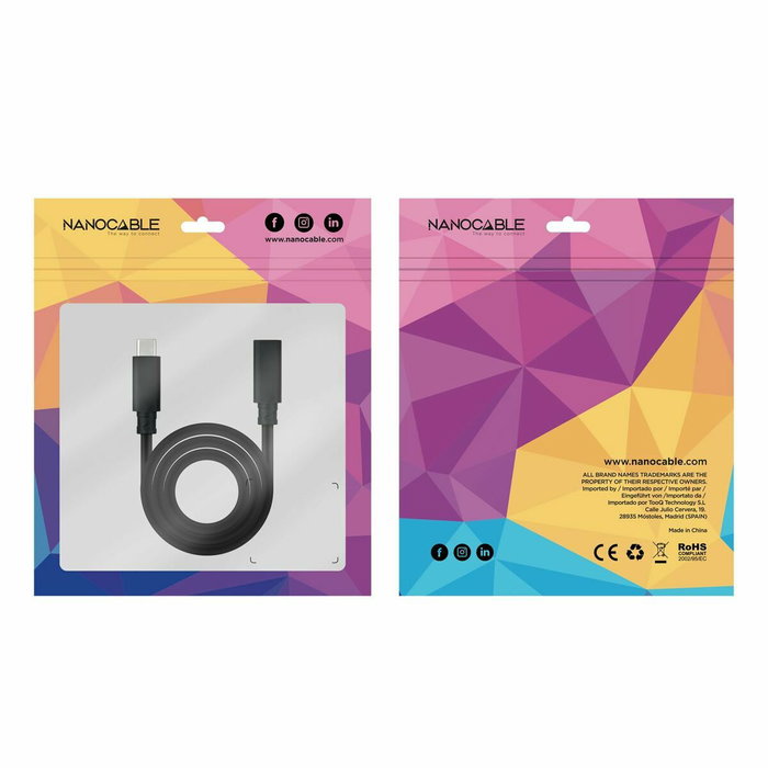 Câble USB NANOCABLE 10.01.4500