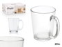 Vivalto Tasse à petit-déjeuner conique avec anse 250ml Transparent