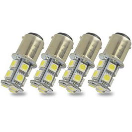 M-Tech MTECLB038W Blister 2X Led - Bay15D 24 X Led 5 mm 12 V Blanc