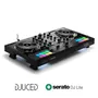 Hercules DJControl Inpulse 500 - Contrôleur DJ 2 canaux avec interface audio et mixeur intégrés, 16 pads rétroéclairés RGB - Noir