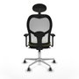 Piqueras y Crespo 3D086G1 Chaise de Bureau avec Appui-tête Vert Olive