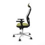Piqueras y Crespo 3D086G1 Chaise de Bureau avec Appui-tête Vert Olive
