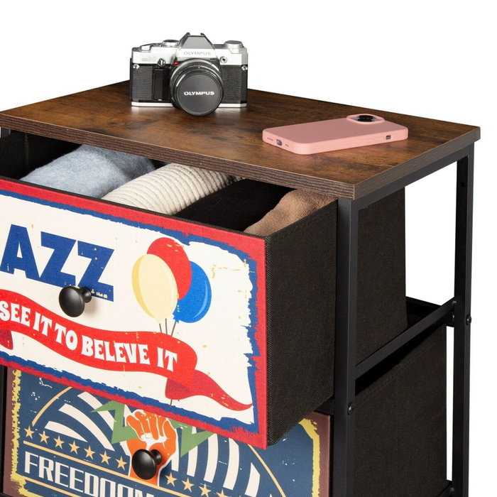Max Home Commode Max Home Vintage Marron Max Home Commode Max Home Vintage Marron