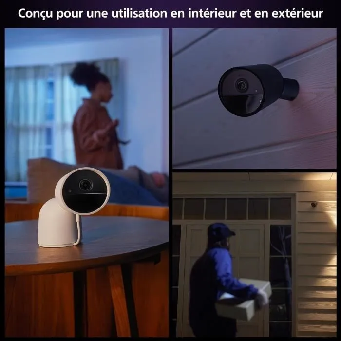 Philips Hue CSA-2DA Câble d'alimentation et d'extension extérieur 5 m USB 24 V Noir pour caméra de sécurité