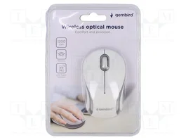 GEMBIRD Souris sans fil optique Blanc/Noir