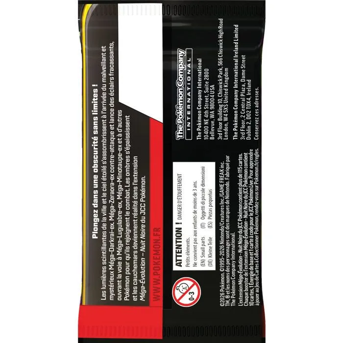 Pokémon - Booster de 10 cartes à collectionner