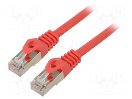 LANBERG Patch cord Cat 6 F/UTP rouge 1m