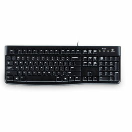 Logitech 920-002516 - Clavier USB K120 Business Noir, pour une frappe silencieuse et confortable au bureau