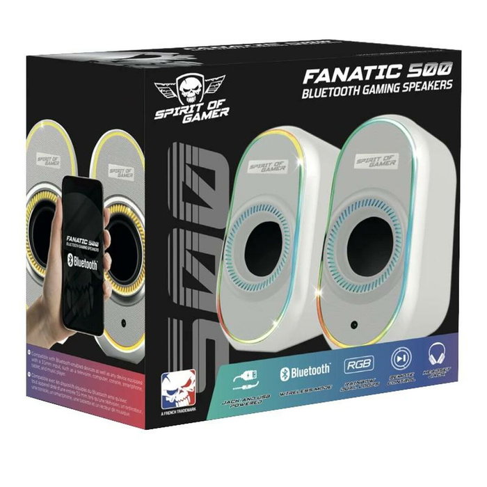 Haut-parleurs de PC Spirit of Gamer SP-5500WT Blanc 3 W 6 W