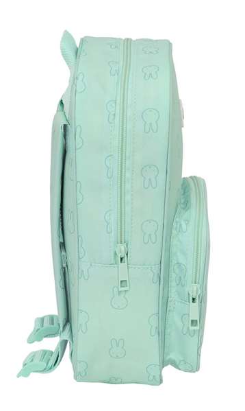 Safta - Sac à dos enfant Miffy recyclé et imperméable couleur menthe 20 x 28 x 8 cm Safta - Sac à dos enfant Miffy recyclé et imperméable couleur menthe 20 x 28 x 8 cm