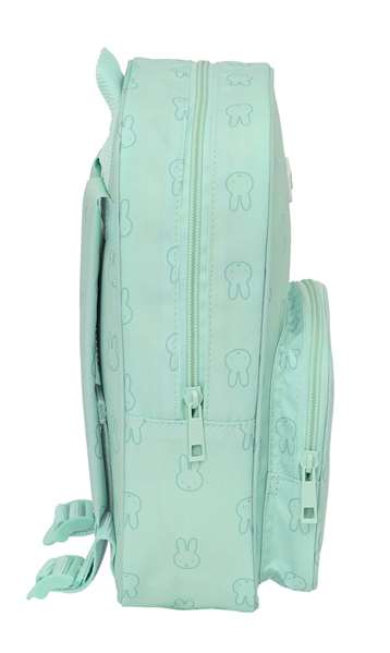 Safta - Sac à dos enfant Miffy recyclé et imperméable couleur menthe 20 x 28 x 8 cm Safta - Sac à dos enfant Miffy recyclé et imperméable couleur menthe 20 x 28 x 8 cm