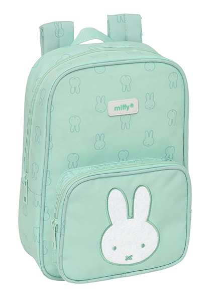 Safta - Sac à dos enfant Miffy recyclé et imperméable couleur menthe 20 x 28 x 8 cm Safta - Sac à dos enfant Miffy recyclé et imperméable couleur menthe 20 x 28 x 8 cm