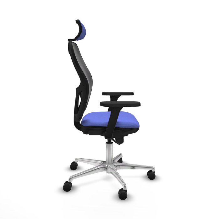 Piqueras y Crespo Chaise de Bureau avec Appui-tête Jorquera 3D086N2 Bleu clair