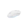The G-Lab Souris Gamer Sans Fil Kult Helium, RGB, Bluetooth/2.4Ghz, 6400 DPI, 6 Boutons, Ergonomique, Blanc