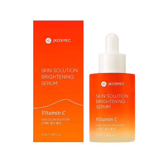 Jkosmec Sérum éclaircissant SKIN SOLUTION à la Vitamine C, Uniformise le Teint et Attenue les Taches, 32 ml