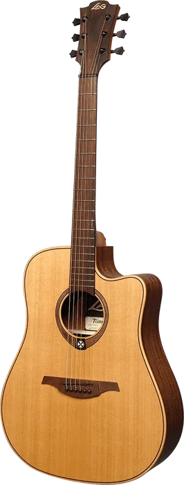 LAG Guitare Acoustique Dreadnought Cutaway Tramontane 170 A/E - Naturel