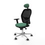 Piqueras y Crespo Chaise de Bureau avec Appui-tête Jorquera 2D086G1 Vert émeraude
