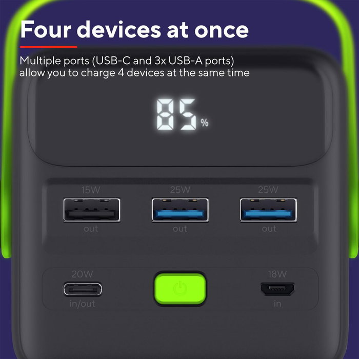 Powerbank Trust Redoh XXL Noir