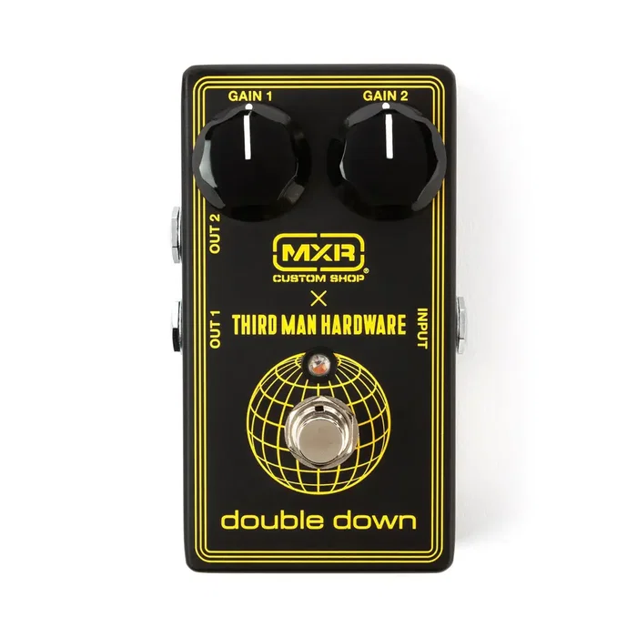 MXR Double Down Boost Pedal - Third Man Hardware - Double Down avec Phase et Buffer - Pour Guitare MXR Double Down Boost Pedal - Third Man Hardware - Double Down avec Phase et Buffer - Pour Guitare