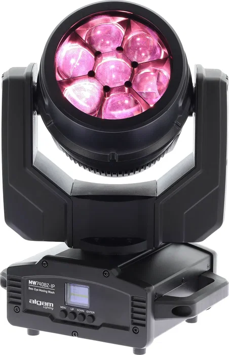 Algamlight Lira Wash 7x40W LED RGBW IP65 Tête Mobile Wash avec Zoom Motorisé 6-45° Algamlight Lira Wash 7x40W LED RGBW IP65 Tête Mobile Wash avec Zoom Motorisé 6-45°
