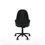 PIQUERAS Y CRESPO Chaise de bureau Algarra, similicuir vert bouteille